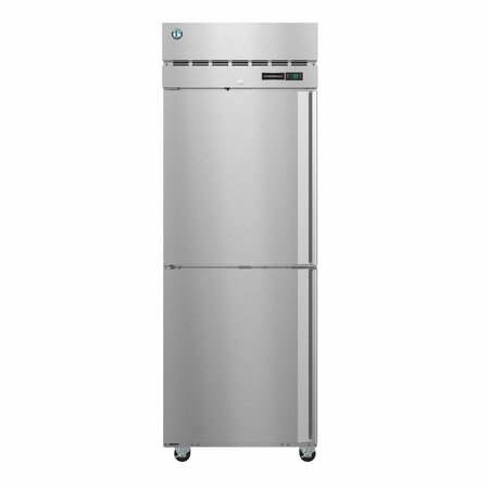 HOSHIZAKI AMERICA Refrigerator, Single Section Upright, Half Stainless Doors with Lock,  R1A-HSL